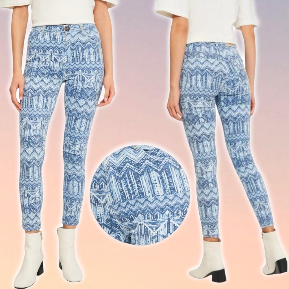 NWT DESIGUAL High Waisted Skinny Jean Sz 2